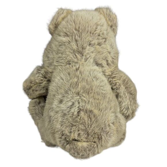 Vintage Plush Creations Bear Gray Brown Rare Sad Droopy Eyes Nostalgia Korea - Picture 2 of 8